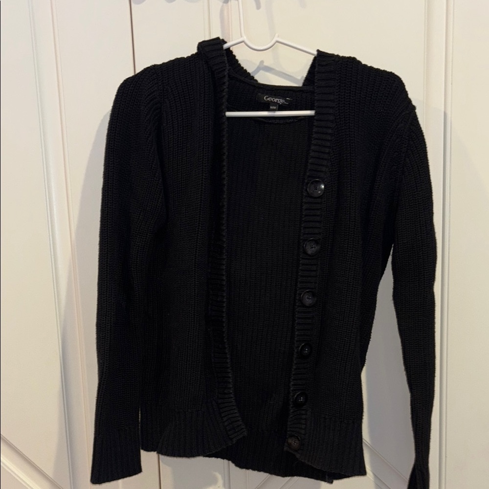 George Black Button-Up Cardigan
